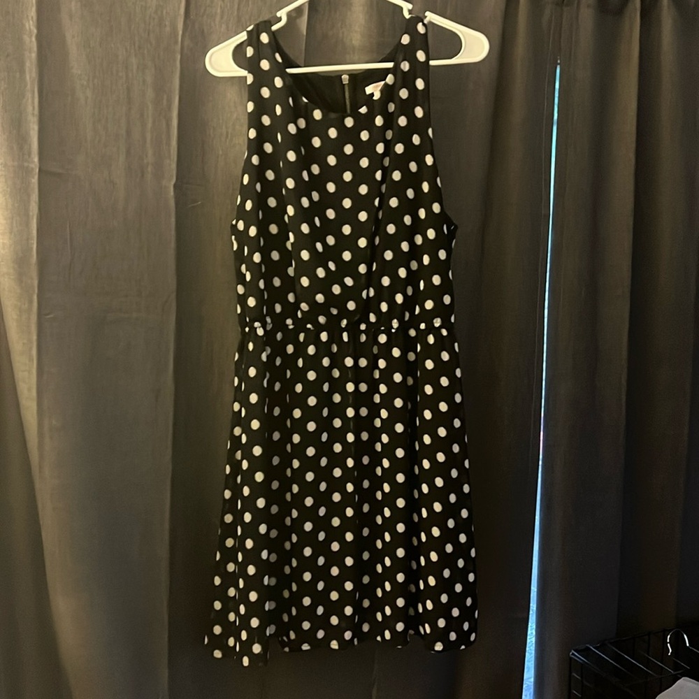 Black Polka Dot Dress
